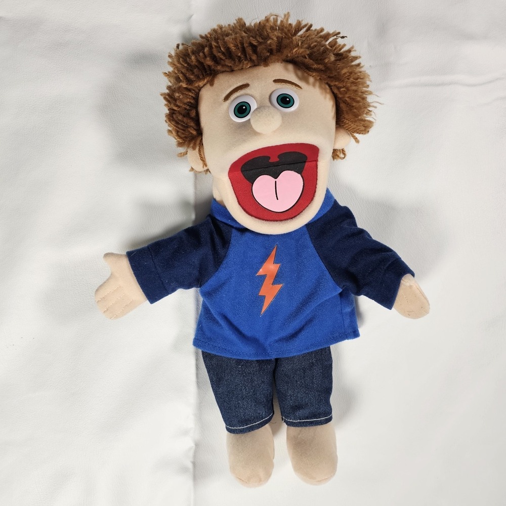 Silly Puppets 15" Tommy, Peach Boy, Full Body, Ventriloquist Style Hand Puppet